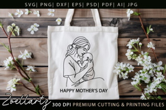 Mothers Day SVG for Cricut Mom Mama T-shirt Mug Card Design Product Image 7