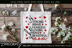 She Is Mom SVG for Cricut Mothers Day T-shirt Mug Design Product Image 3