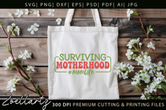 Funny Mom Life SVG Motherhood Mothers Day T-shirt Mug Design Product Image 6