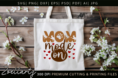 Cat Mom SVG for Cricut Mothers Day T-shirt Mug Pillow Design Product Image 6