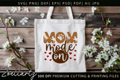 Cat Mom SVG for Cricut Mothers Day T-shirt Mug Pillow Design Product Image 6
