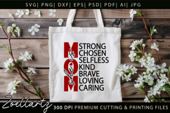 She Is Mom SVG for Cricut Mothers Day T-shirt Mug Design Product Image 6