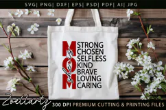 She Is Mom SVG for Cricut Mothers Day T-shirt Mug Design Product Image 6