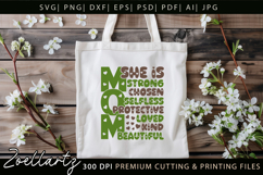 Mothers Day SVG Mama Mommy She Is Mom T-shirt Mug Design Product Image 7