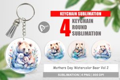 Keychain Mothers Day Bear Product Image 1