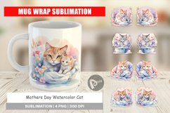 Mug Wrap Design Mothers Day Cat Product Image 1