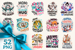 Mother's Day clipart printable sublimation bundle png Product Image 1