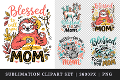 Mother's Day clipart printable sublimation design png Product Image 1