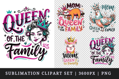 Mother's Day clipart printable sublimation design png Product Image 1
