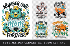 Mother's Day clipart printable sublimation design png Product Image 1