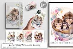 Digital Paper Mothers Day Monkey Product Image 1