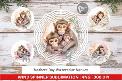 Wind Spinner Mothers Day Monkey Product Image 1