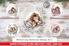 Wind Spinner Mothers Day Monkey Product Image 1