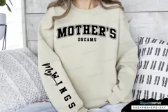 Mothers Dreams Sleeve SVG, Mother's Day SVG Design Product Image 2