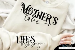 Life's Best Song Sleeve SVG, Mother's Day SVG Design Product Image 1