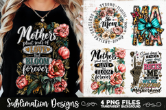 Trendy Mama PNG , Retro Collage Mama 4 Designs Sublimation Product Image 3