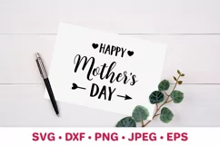 Happy Mothers’s Day SVG. Gift for mom. Mothers Day design Product Image 2