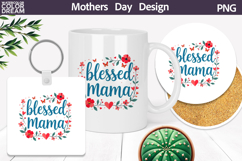 Mothers Day Clipart | Blessed Mama Product Image 1