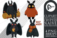 Mothman Pumpkin Spice Sublimation Product Image 1