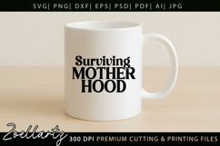 Motherhood Mom SVG for Cricut Mothers Day T-shirt Mug Design Product Image 6