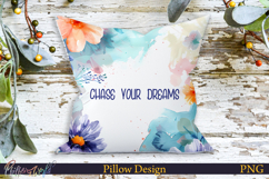 Pillow Design | Motivational Quote | chase your dreams Product Image 1