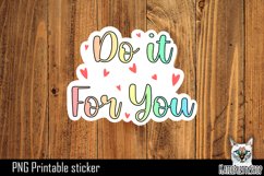 Motivational Sticker | Inspirational Sticker Printable PNG Product Image 1
