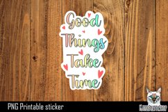 Motivational Sticker | Inspirational Sticker Printable PNG Product Image 1