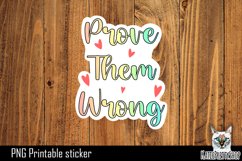 Motivational Sticker | Inspirational Sticker Printable PNG Product Image 1