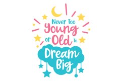 Dream Big SVG Cut File Product Image 1