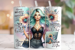 Motivational Quotes Tumbler, Inspirational Tumbler Wrap PNG Product Image 1