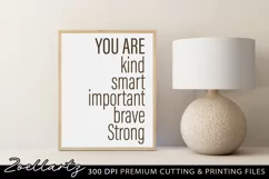 Motivational Quote SVG PNG EPS Inspirational T-shirt Design Product Image 3