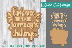 Motivational Laser Cut Decoration SVG 10 Product Image 1