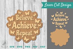Motivational Laser Cut Decoration SVG 6 Product Image 1