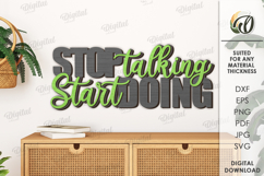 Motivational phrases signs Laser Cut Bundle. Wall Decor SVG Product Image 12
