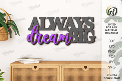 Motivational phrases signs Laser Cut Bundle. Wall Decor SVG Product Image 4