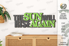 Motivational phrases signs Laser Cut Bundle. Wall Decor SVG Product Image 7