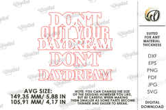 Motivational phrases sign Laser Cut. Wall Decor SVG Product Image 2