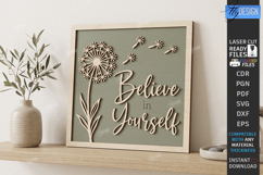Motivational Wall Sign Laser Cut | Motivational Quotes | CNC Product Image 1