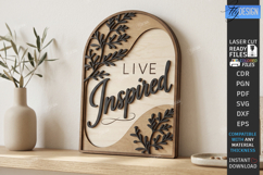 Motivational Wall Sign Laser Cut | Motivational Quotes | CNC Product Image 1