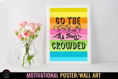 Go The Extra Mile I Motivational Poster Wall Art Product Image 1
