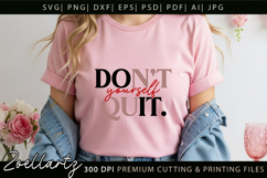 Do It Yourself T-shirt Inspirational Motivational Quote SVG Product Image 3
