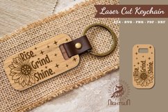 Motivational Quotes Laser Cut Keychain Product Image 1