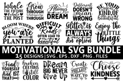 Motivational SVG Bundle - Motivational Design Product Image 1