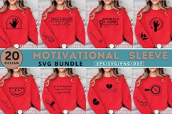 Motivational Sleeve SVG Design Bundle Product Image 1