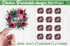 Motivational Sticker | Printable stickers Product Image 1