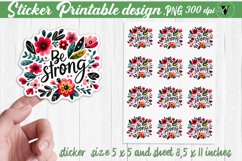 Motivational Stickers bundle | Printable stickers Product Image 14