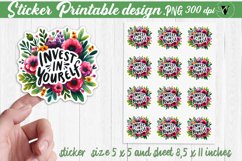 Motivational Sticker | Printable stickers Product Image 1