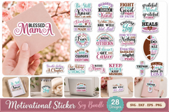 Motivational Sticker svg bundle Product Image 1