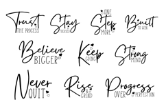 Textual Self Motivational SVG Designs Product Image 2