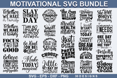 Motivational SVG Bundle - Motivational Design Product Image 1